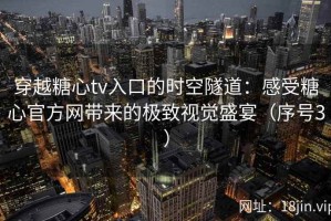 穿越糖心tv入口的时空隧道：感受糖心官方网带来的极致视觉盛宴（序号3）
