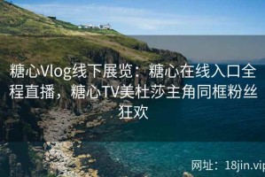 糖心Vlog线下展览：糖心在线入口全程直播，糖心TV美杜莎主角同框粉丝狂欢