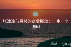 张津瑜与吕总的商业联动：一步一个脚印