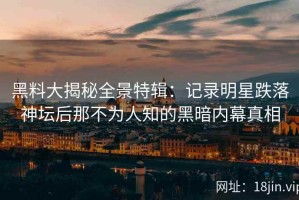 黑料大揭秘全景特辑：记录明星跌落神坛后那不为人知的黑暗内幕真相