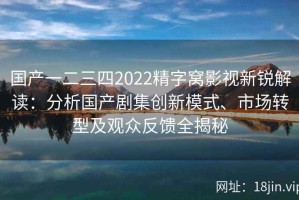 国产一二三四2022精字窝影视新锐解读：分析国产剧集创新模式、市场转型及观众反馈全揭秘