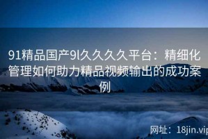 91精品国产9l久久久久平台：精细化管理如何助力精品视频输出的成功案例