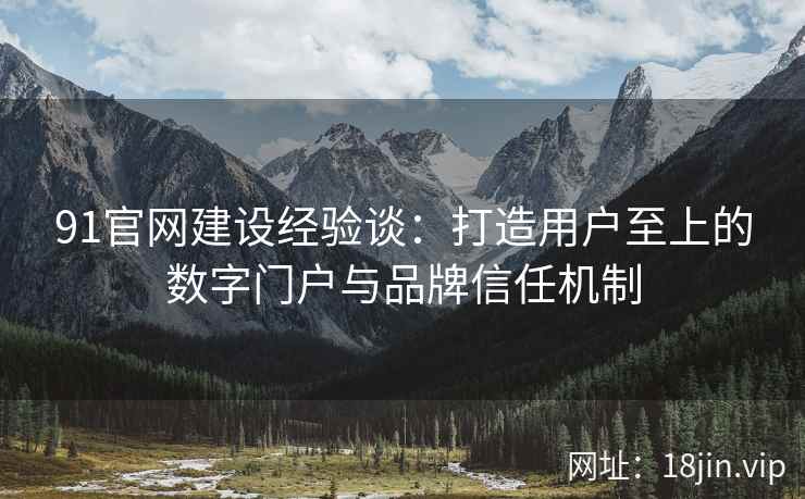 91官网建设经验谈：打造用户至上的数字门户与品牌信任机制